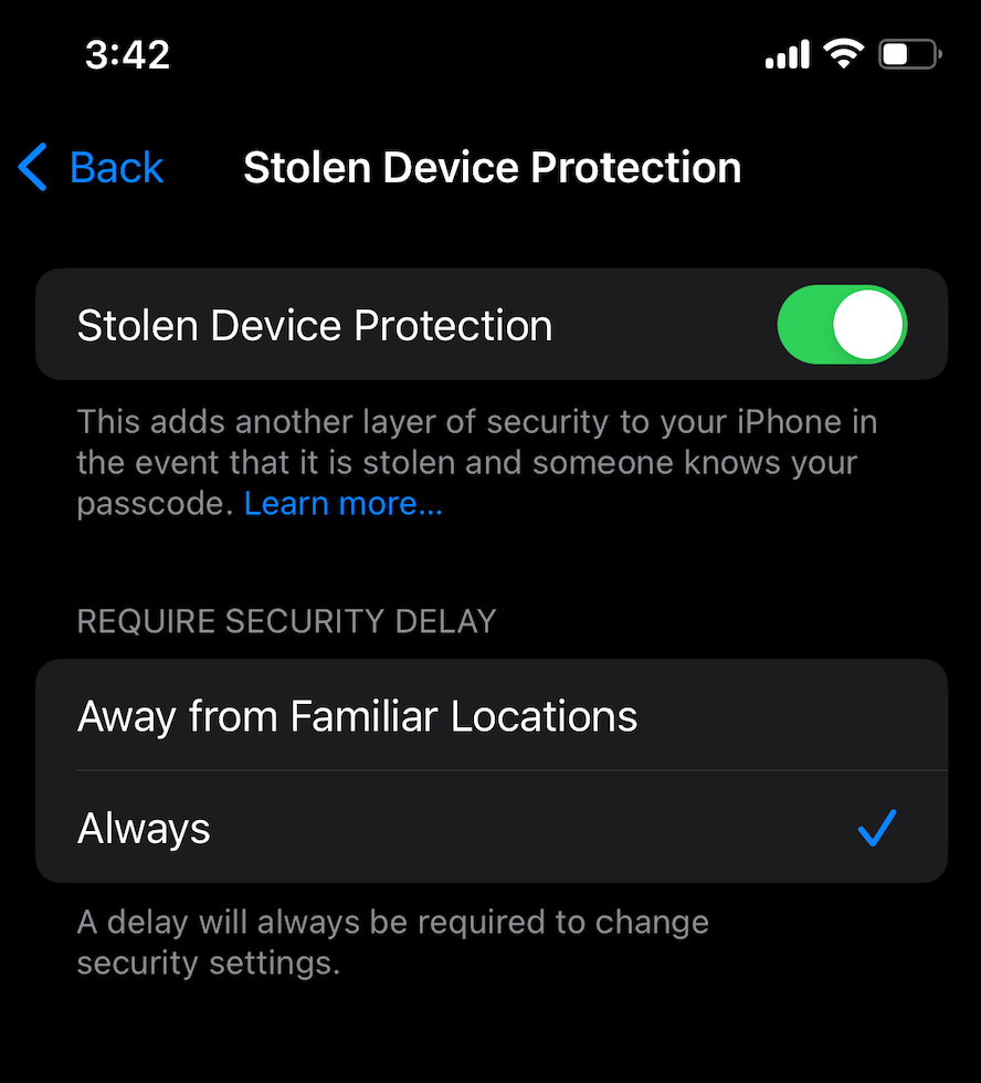 Protege tu iPhone contra robos con la nueva función de iOS 17.4.